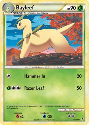 Bayleef 40/95 - Call of Legends Reverse Holofoil