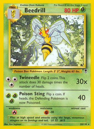 Beedrill 20/110 - Legendary Collection Reverse Holofoil