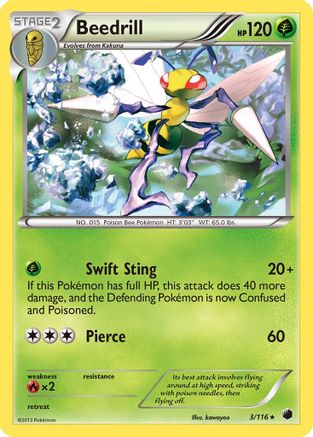 Beedrill 3/116 - Plasma Freeze