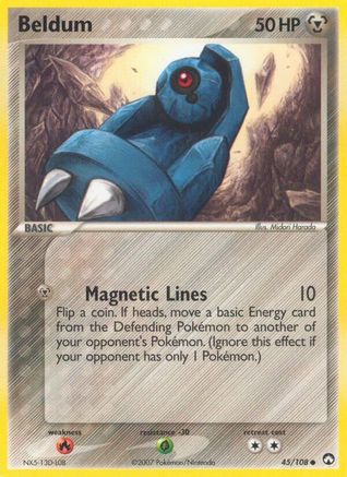 Beldum 45/108 - Power Keepers Reverse Holofoil