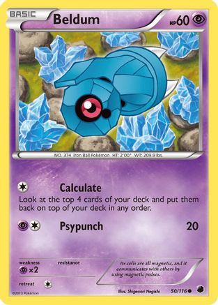 Beldum 50/116 - Plasma Freeze Reverse Holofoil