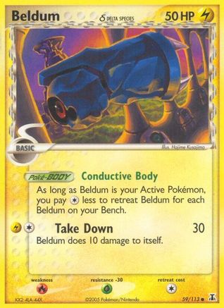 Beldum δ 59/113 - Delta Species Reverse Holofoil