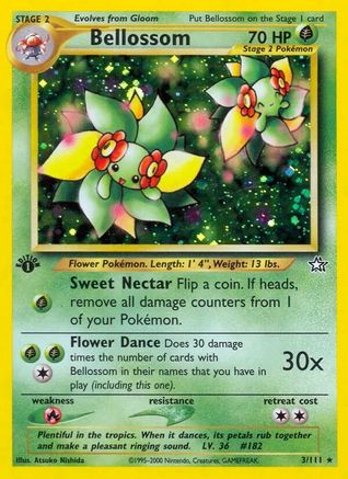 Bellossom 3/111 - Neo Genesis 1st Edition Holofoil