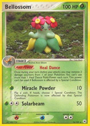 Bellossom 16/101 - Hidden Legends Reverse Holofoil