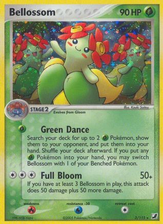 Bellossom 3/115 - Unseen Forces Holofoil