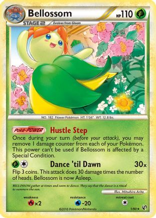 Bellossom 1/90 - HSUndaunted Reverse Holofoil