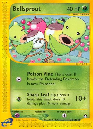 Bellsprout 68/147 - Aquapolis