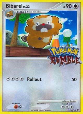 Bibarel 16/16 - Pokmon Rumble