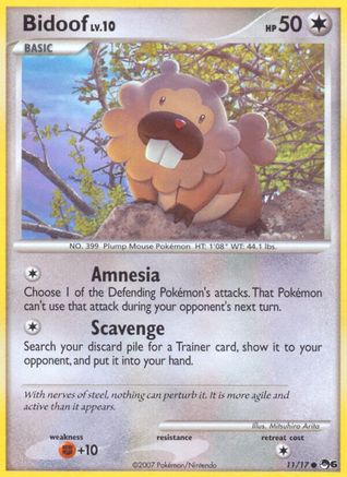 Bidoof 11/17 - POP Series 6