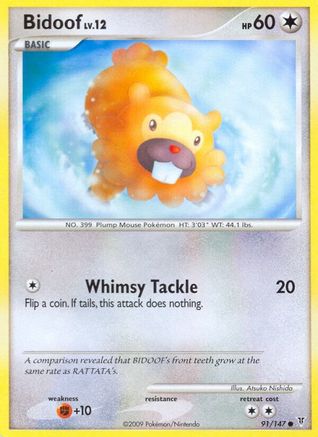 Bidoof 91/147 - Supreme Victors Reverse Holofoil