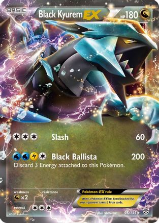 Black Kyurem-EX 95/135 - Plasma Storm Holofoil