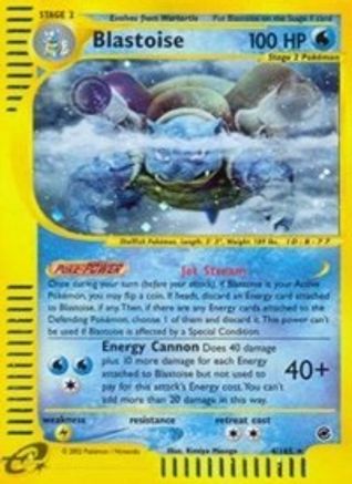 Blastoise 4/165 - Expedition Base Set Reverse Holofoil