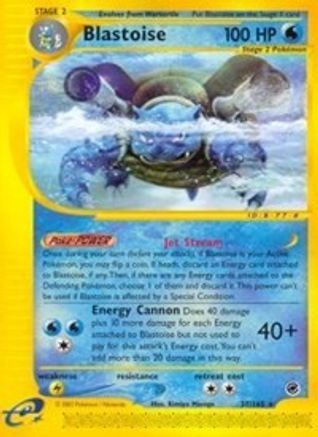 Blastoise 37/165 - Expedition Base Set Reverse Holofoil