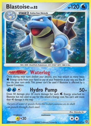 Blastoise 2/132 - Secret Wonders Reverse Holofoil