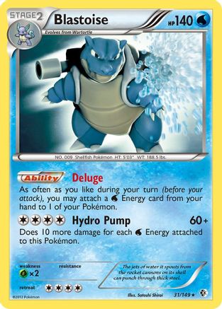 Blastoise 31/149 - Boundaries Crossed Holofoil