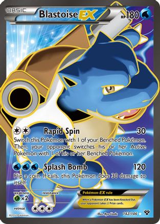 Blastoise-EX 142/146 - XY Holofoil