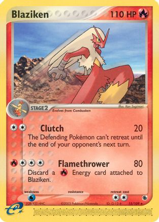 Blaziken 15/109 - Ruby & Sapphire