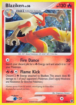 Blaziken 1/106 - Great Encounters Reverse Holofoil