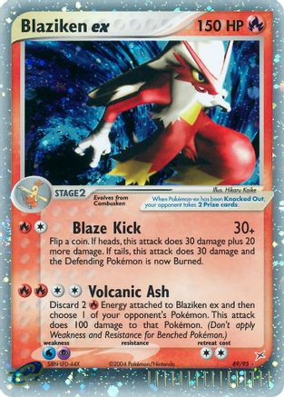 Blaziken ex 89/95 - Team Magma vs Team Aqua Holofoil