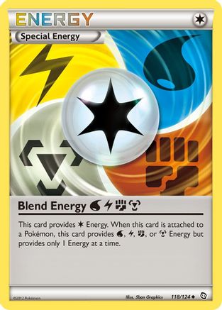 Blend Energy WaterLightningFightingMetal 118/124 - Dragons Exalted Reverse Holofoil