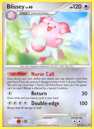 Blissey 22/127 - Platinum Reverse Holofoil