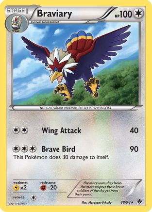 Braviary 88/98 - Emerging Powers Reverse Holofoil