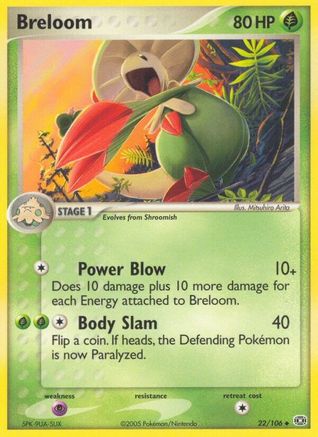 Breloom 22/106 - Emerald Reverse Holofoil