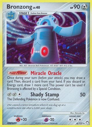 Bronzong 6/123 - Mysterious Treasures Reverse Holofoil