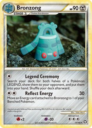 Bronzong 15/102 - HSTriumphant Reverse Holofoil