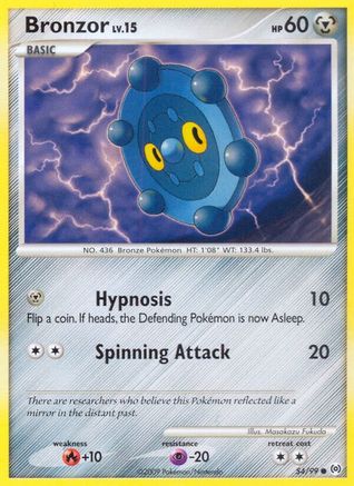 Bronzor 54/99 - Arceus Reverse Holofoil