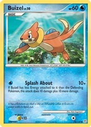 Buizel 72/130 - Diamond & Pearl Reverse Holofoil