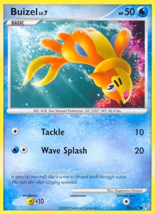 Buizel 92/147 - Supreme Victors Reverse Holofoil