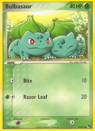 Bulbasaur 12/17 - POP Series 2