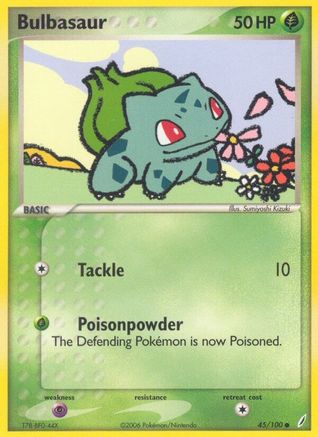 Bulbasaur 45/100 - Crystal Guardians Reverse Holofoil