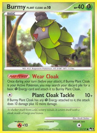 Burmy Plant Cloak 11/17 - POP Series 7