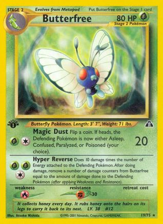 Butterfree 19/75 - Neo Discovery 1st Edition