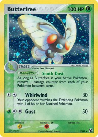 Butterfree 2/112 - FireRed & LeafGreen Reverse Holofoil