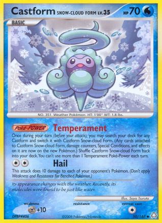 Castform Snow-Cloud Form 50/146 - Legends Awakened Reverse Holofoil