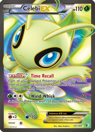 Celebi-EX 141/149 - Boundaries Crossed Holofoil