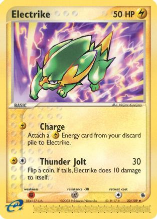 Electrike 30/109 - Ruby & Sapphire Reverse Holofoil