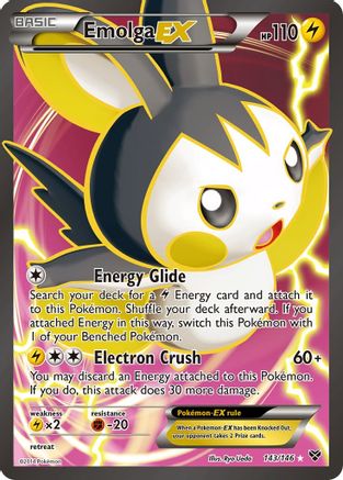 Emolga-EX 143/146 - XY Holofoil