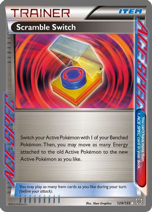 Scramble Switch 129/135 - Plasma Storm Holofoil