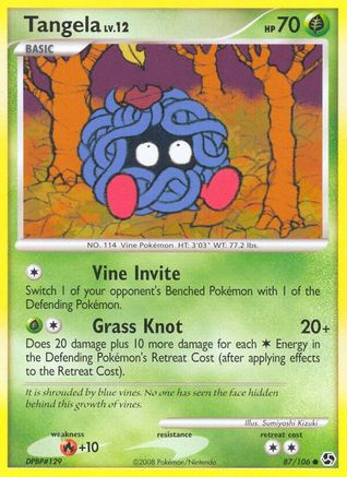 Tangela 87/106 - Great Encounters Reverse Holofoil