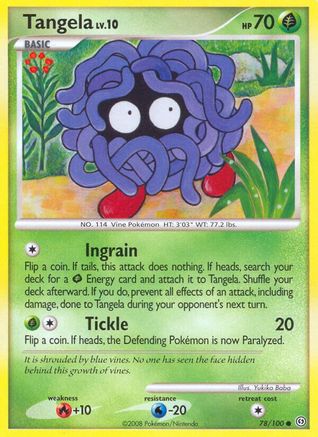 Tangela 78/100 - Stormfront Reverse Holofoil