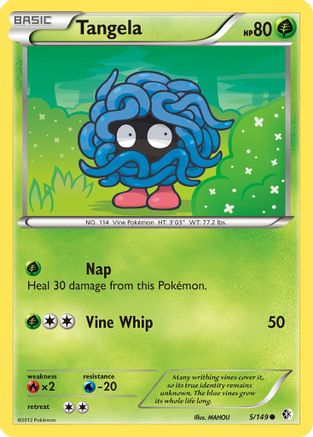 Tangela 5/149 - Boundaries Crossed Reverse Holofoil