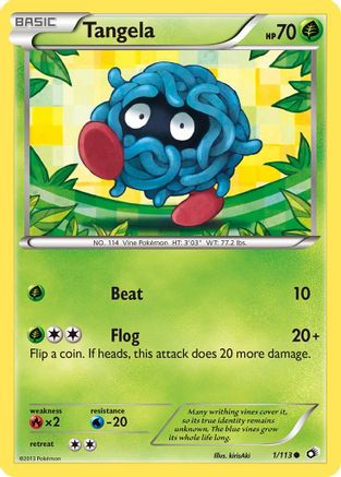 Tangela 1/113 - Legendary Treasures Reverse Holofoil