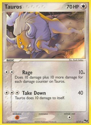 Tauros 5/17 - POP Series 2 Holofoil