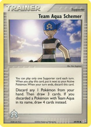 Team Aqua Schemer 69/95 - Team Magma vs Team Aqua