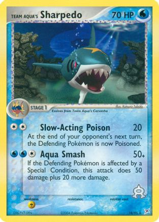 Team Aqua's Sharpedo 18/95 - Team Magma vs Team Aqua