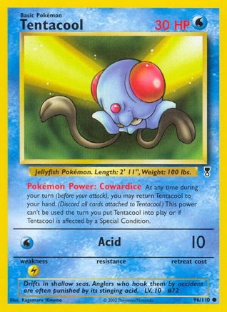 Tentacool 96/110 - Legendary Collection Reverse Holofoil